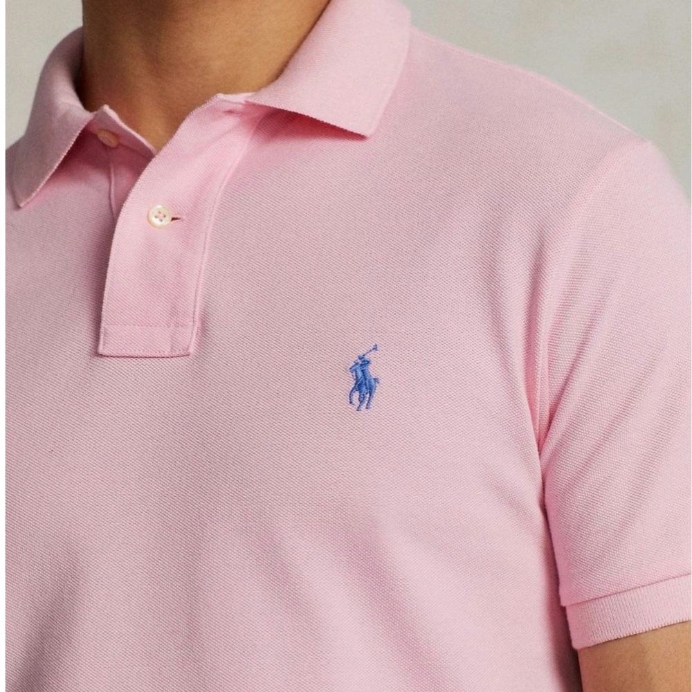 Ralph Lauren Polo Pink Knit Cotton Shirt Big and Tall XXL